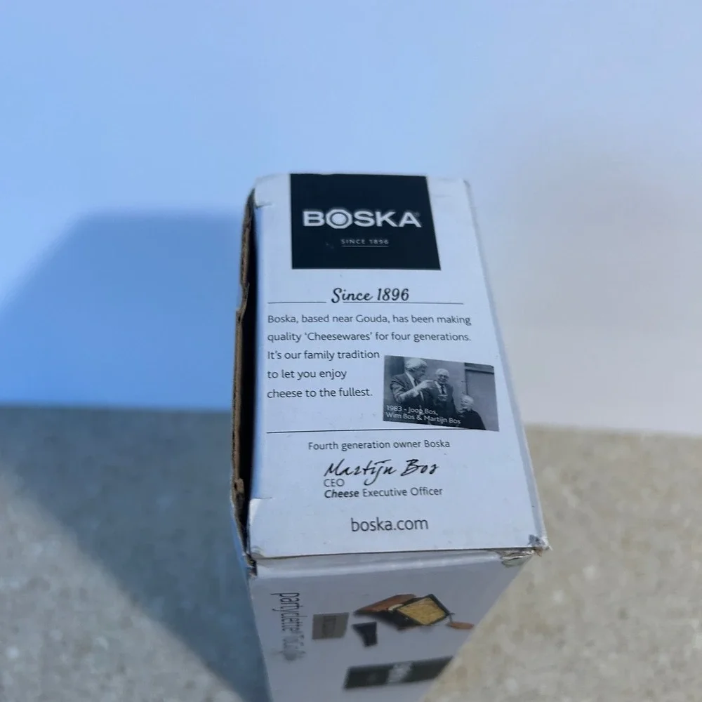 NIB Boska Partyclette ToGo Oslo Portable Raclette Cheese Melter Grill‎ Set Black